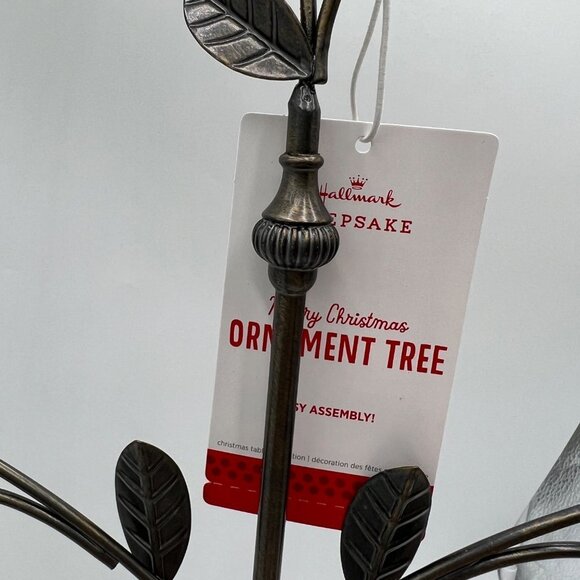 Hallmark 2013 Merry Christmas Tree Ornament Display Stand 3 Adj. Heights NIB Orn - Picture 4 of 16